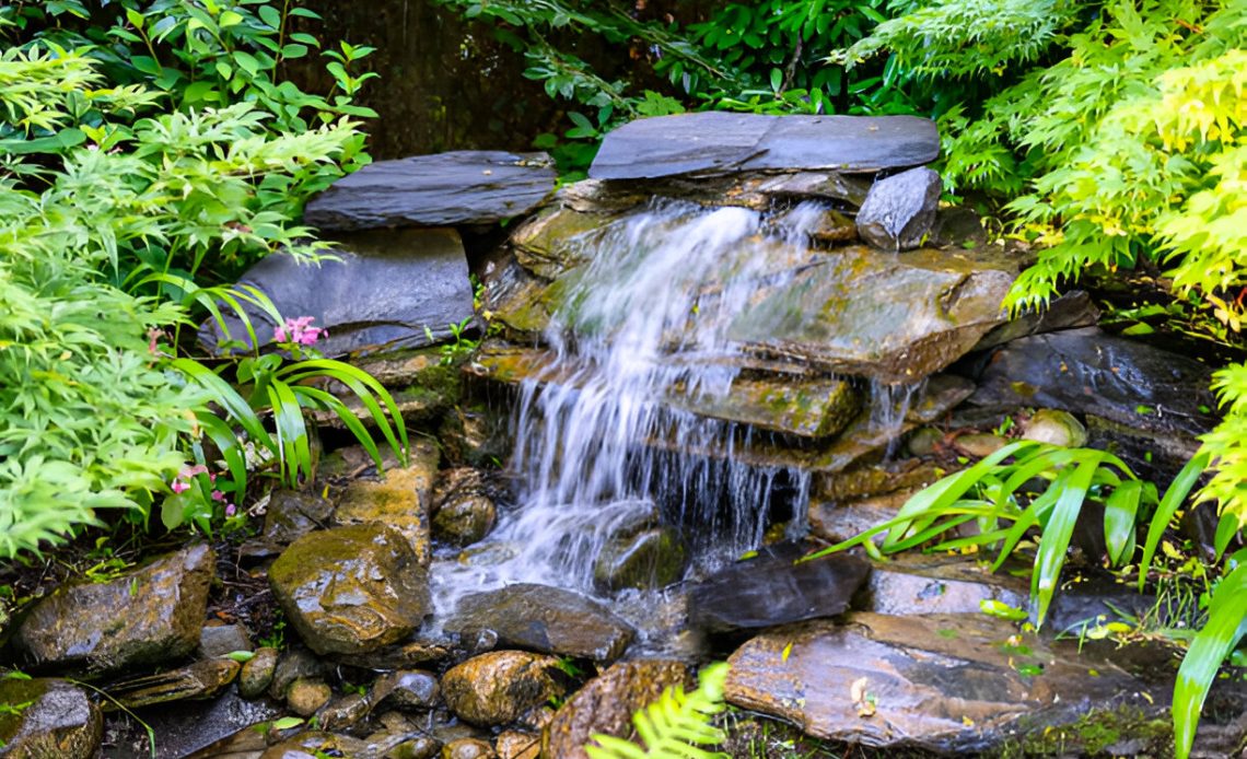 lake fountain